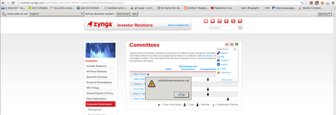 XSS bei Zynga.com Screenshot der Cross Site-Scripting Lücke auf Zynga.com